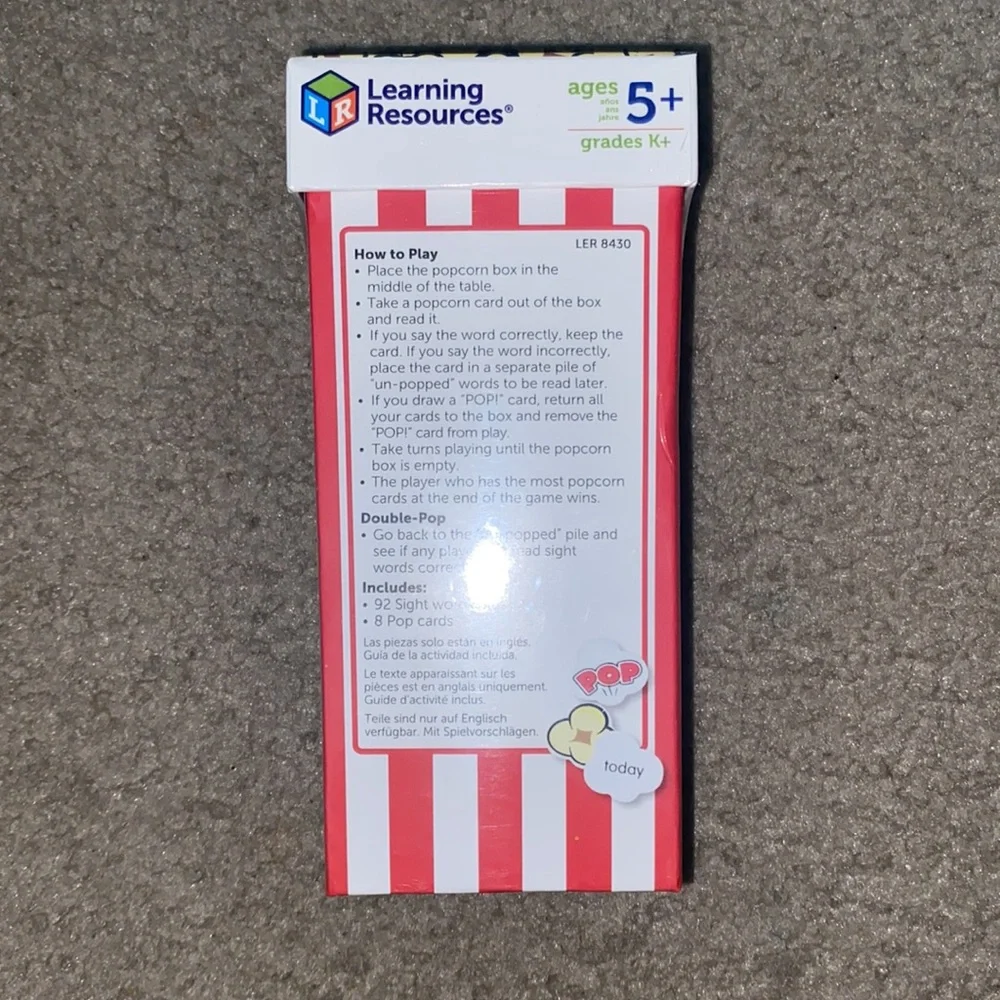 Learning Resources 🍿 Pop for SIGHT WORDS Game